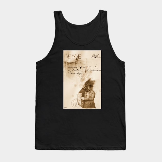 The Jekyll & Hyde notes #1 Tank Top by Loui Jover 
